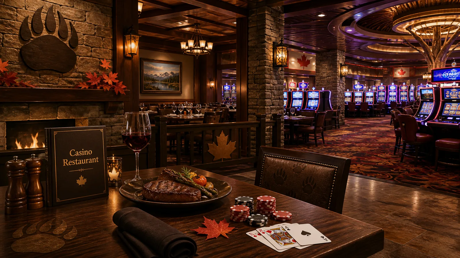 Bear Claw Casino Restaurant content banner